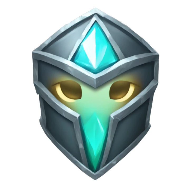 Diamond glowing medival armor sticker