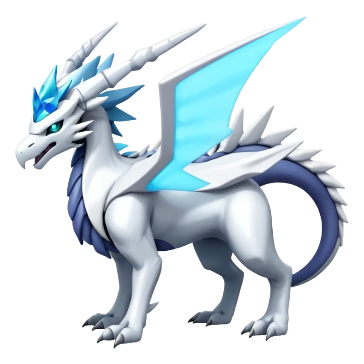 Cyber Suicune-Dialga-Kyurem-Reshiram-Creature, (full body) sticker