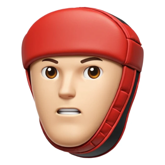 MMA focus mitt object icon, training mitt pad, leather texture, 3D cartoon, mobile game icon style, centered, clean background, no text, no watermark
 sticker