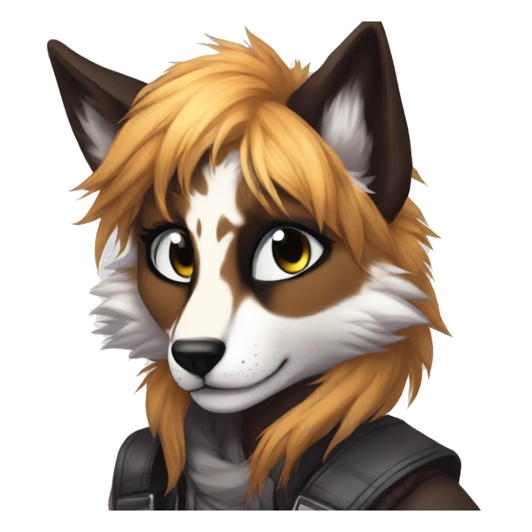Edgy anthro furry by Falvie, LiLaiRa, AngieWolf sticker