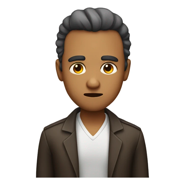 makes a person with a raised eyebrow and a judgmental and suspicious face sticker