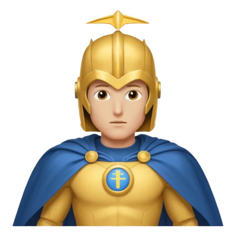 doctor fate with cape and helmet sticker