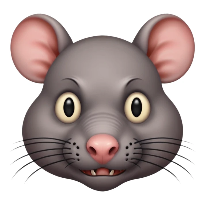 tattooed-scary-looking-rat-with-heavy-face-tattoes sticker