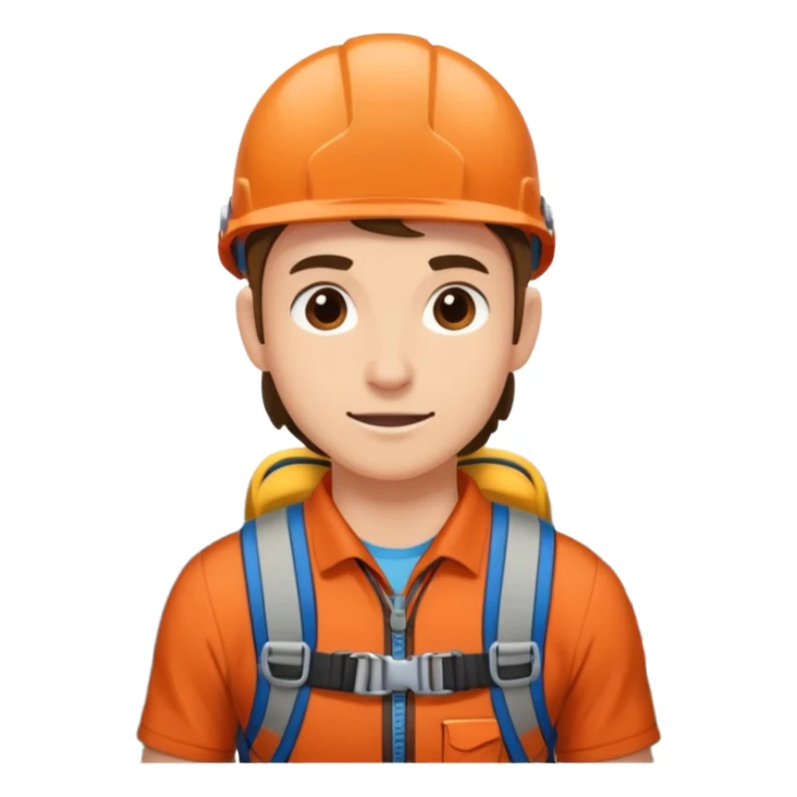 belayer with harness in Mountain Climbing Team sticker