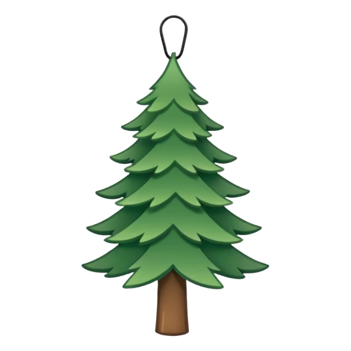 Hanging car air freshener sticker