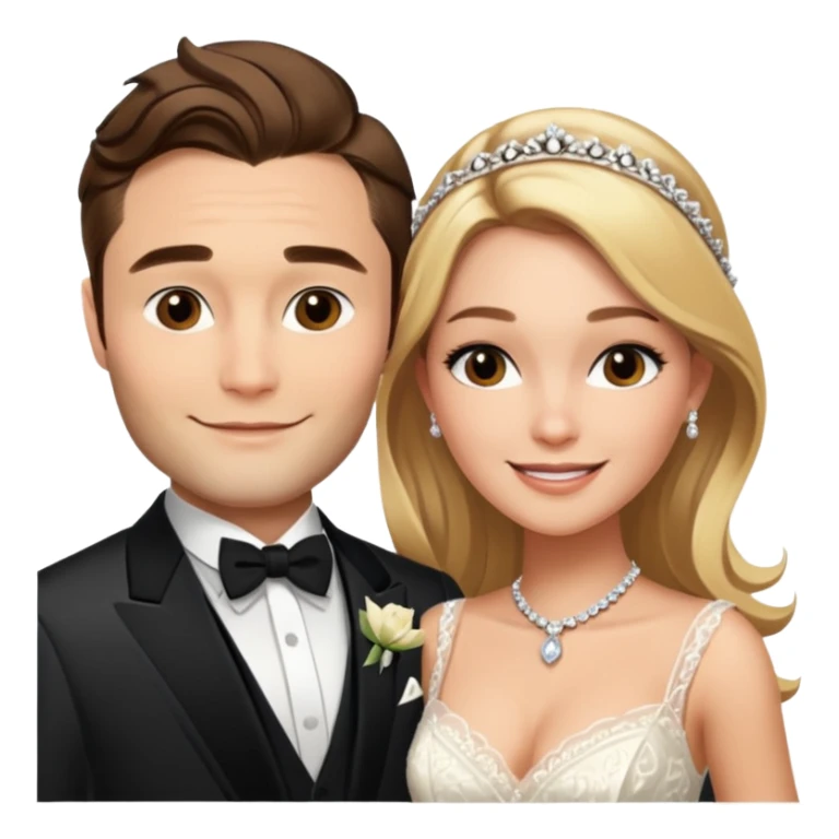 Serena van der Woodsen Marry with chuck bass sticker