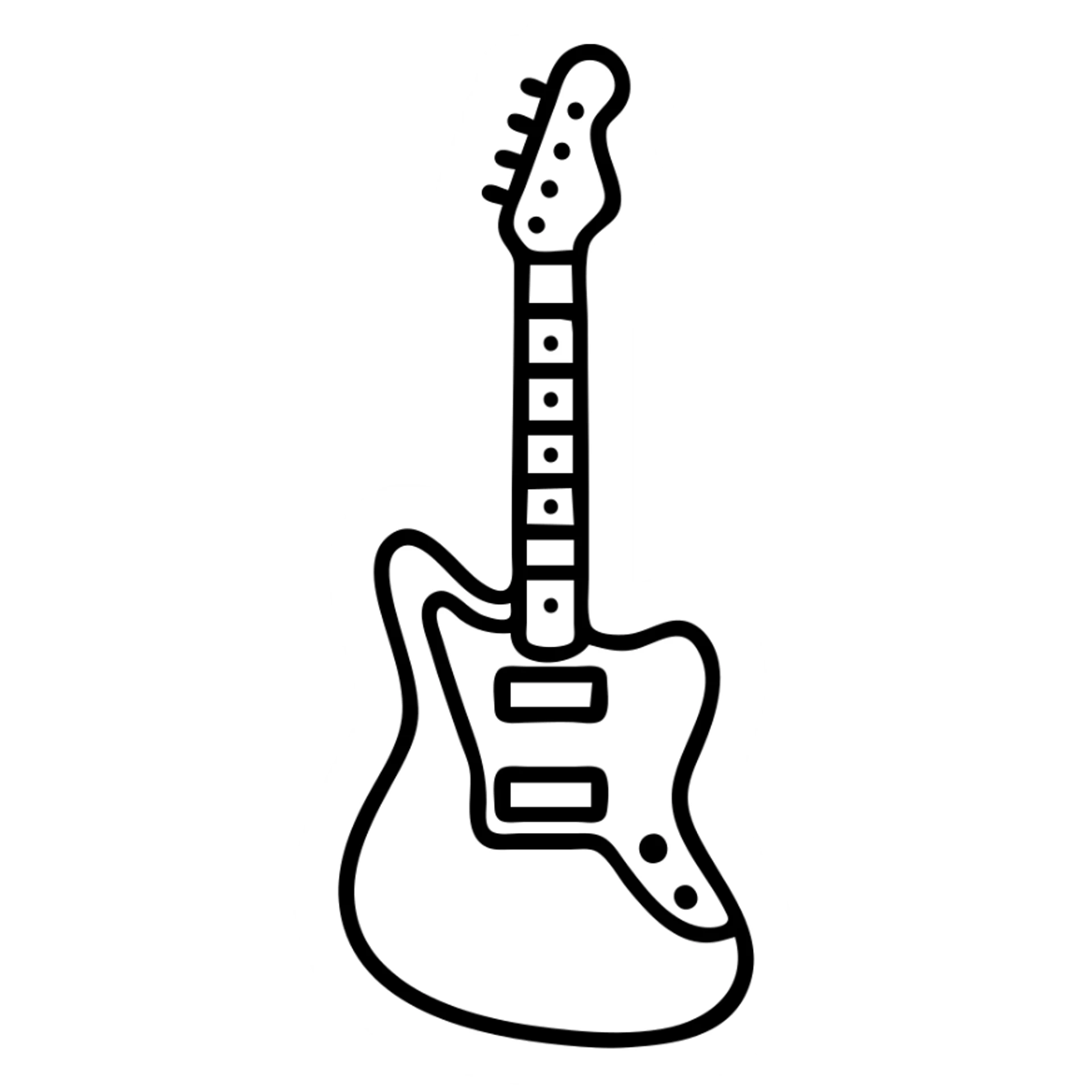 Fender Jazzmaster guitar sticker