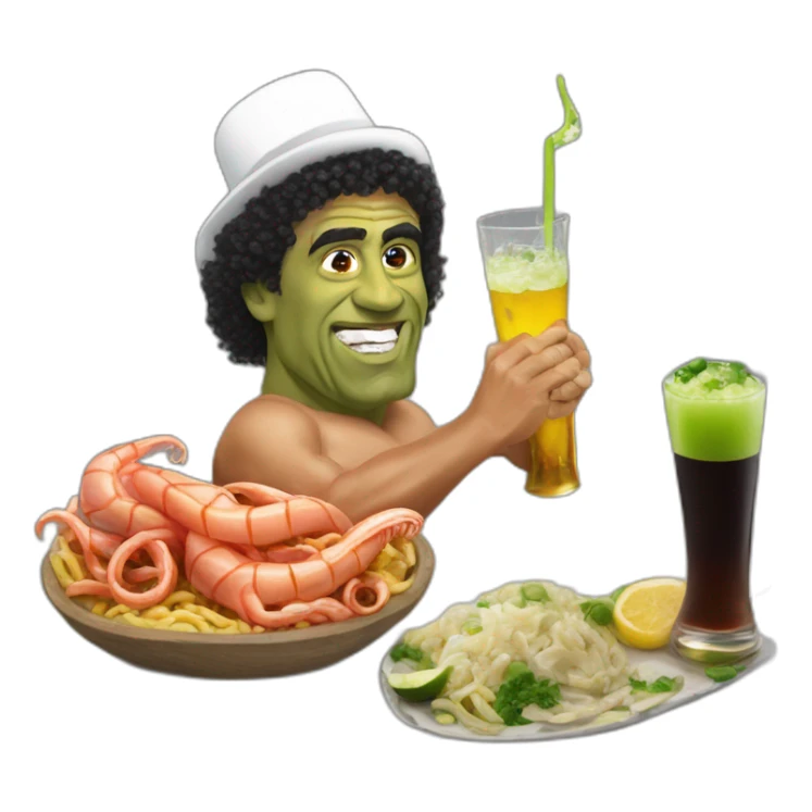 Hasidic Hulk Hogan’s bar mitzvah eating squid sticker