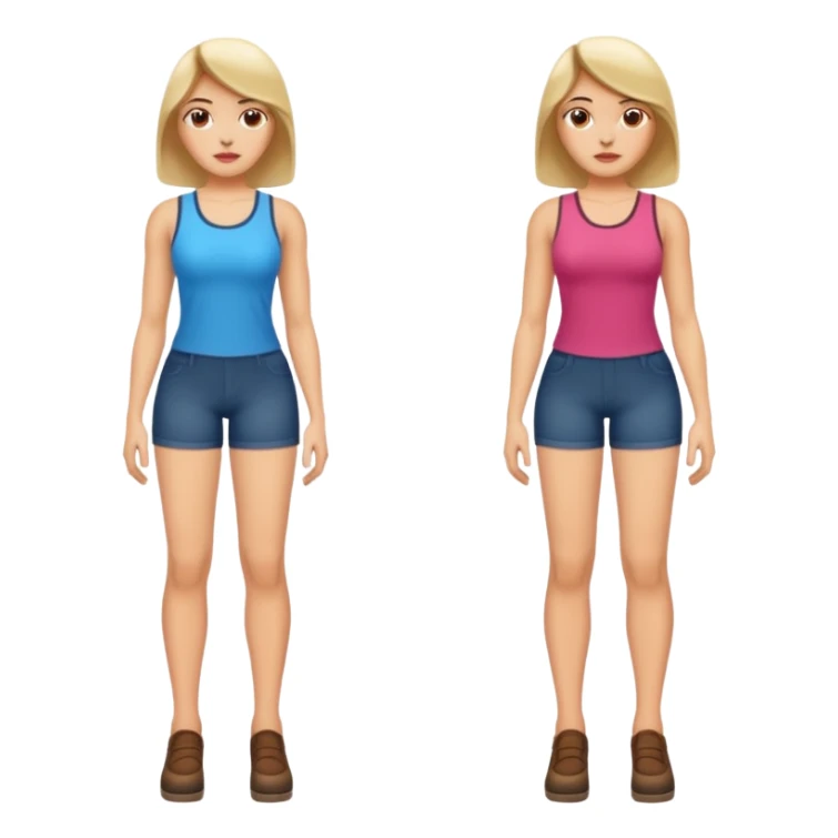 Jambes lourdes femme sticker