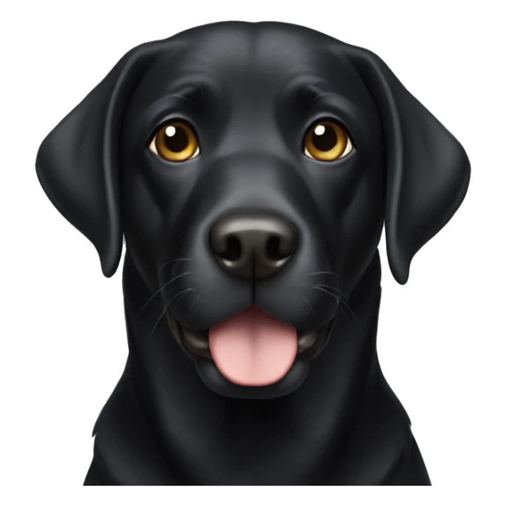 Black Labrador  sticker