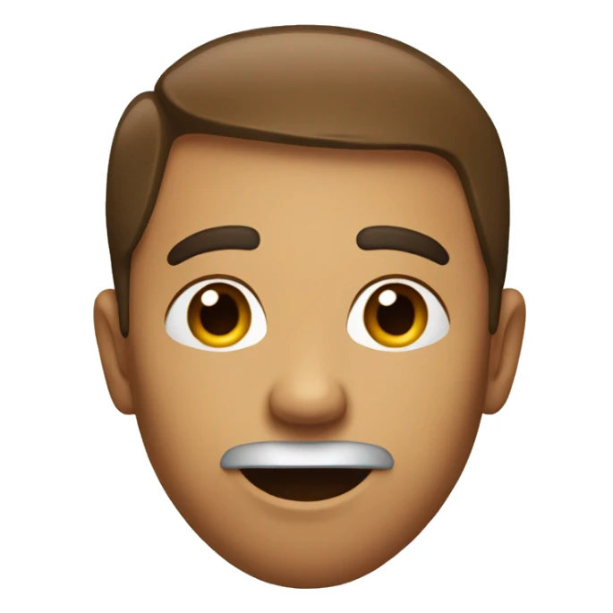 Face with Eyebrows Lowered and Mouth Angled to the Side sticker