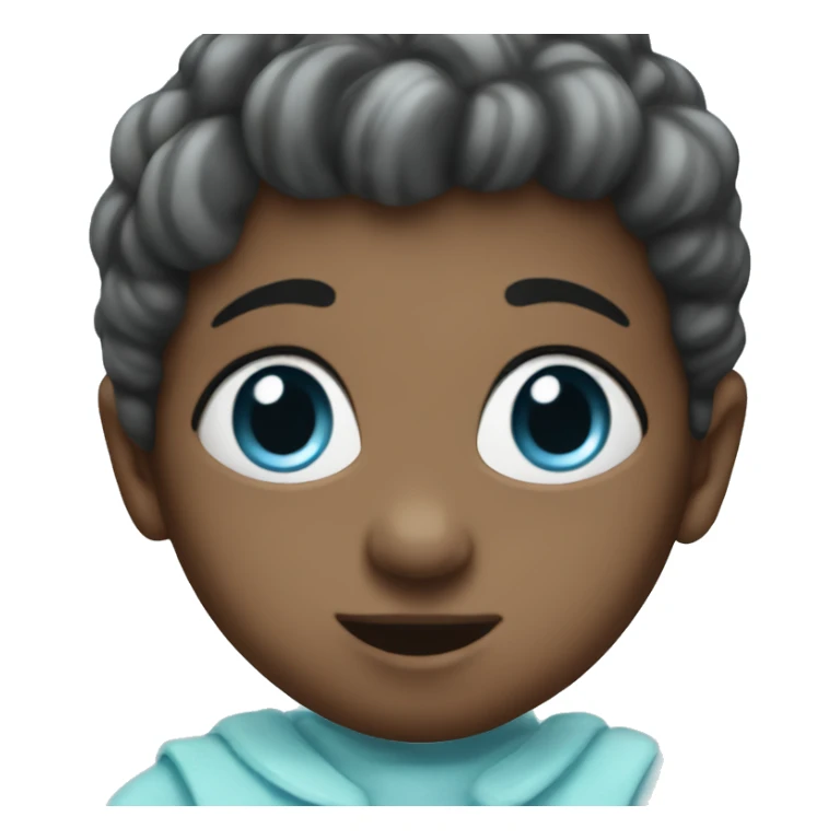 baby blue butterfly sticker