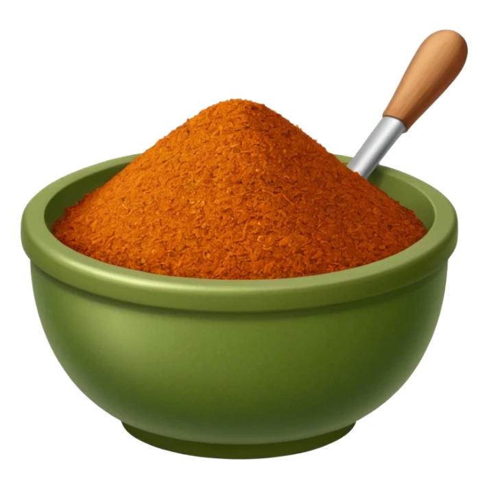 bowl of Italian seasoning, simple, clear sticker