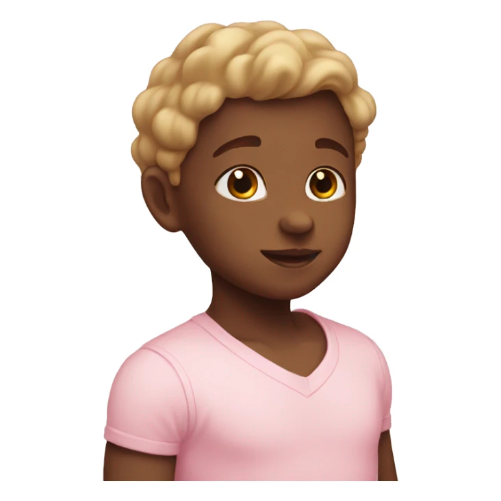 Light baby pink heart  sticker