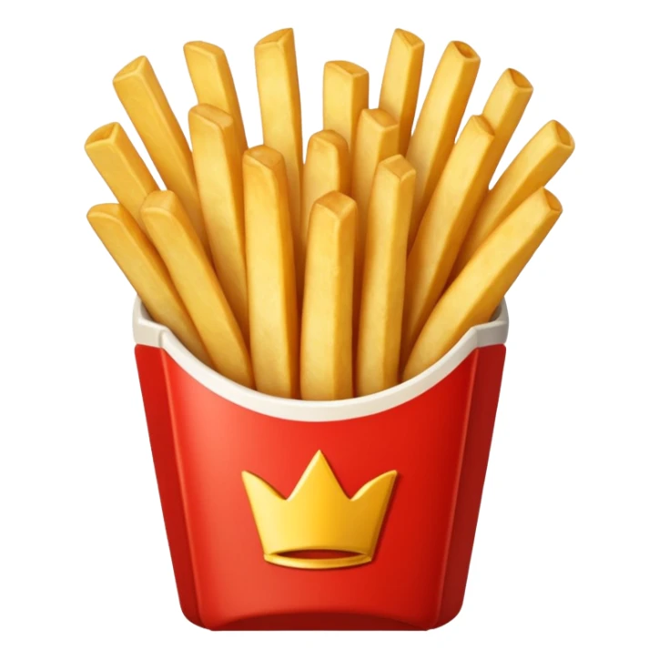 Porzione di patatine piccola sticker