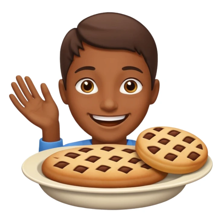 Carita que refleje emoción por algo delicioso sticker