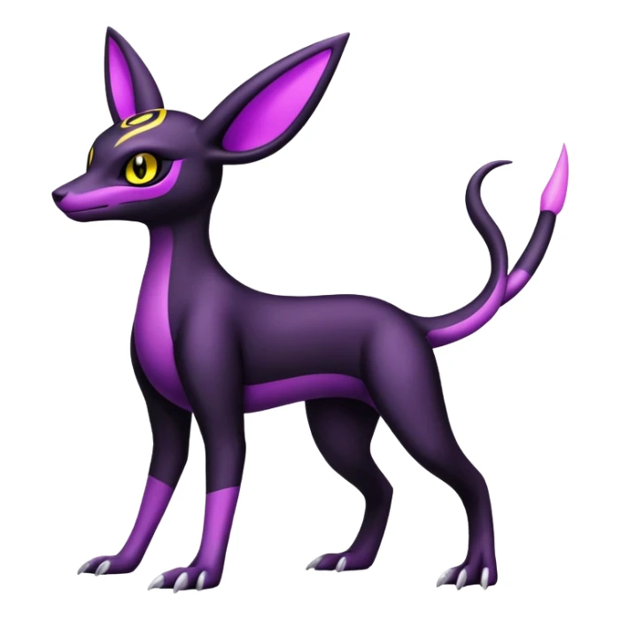 Salazzle-Umbreon-Fakémon-hybrid-creature (full body)  sticker