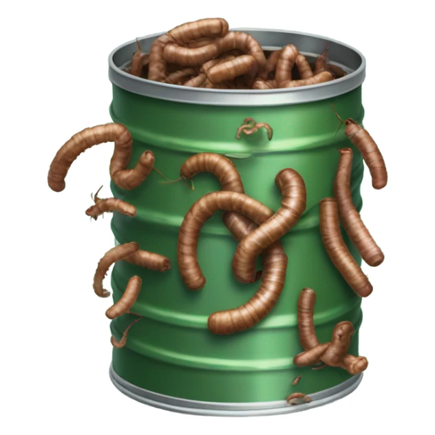 Can of worms sticker