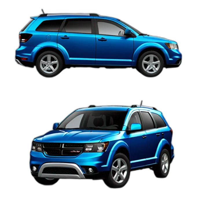 Dodge journey Fathom Blue Pearl Coat color sticker