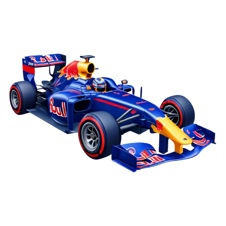 Red Bull F1 car driving emote sticker