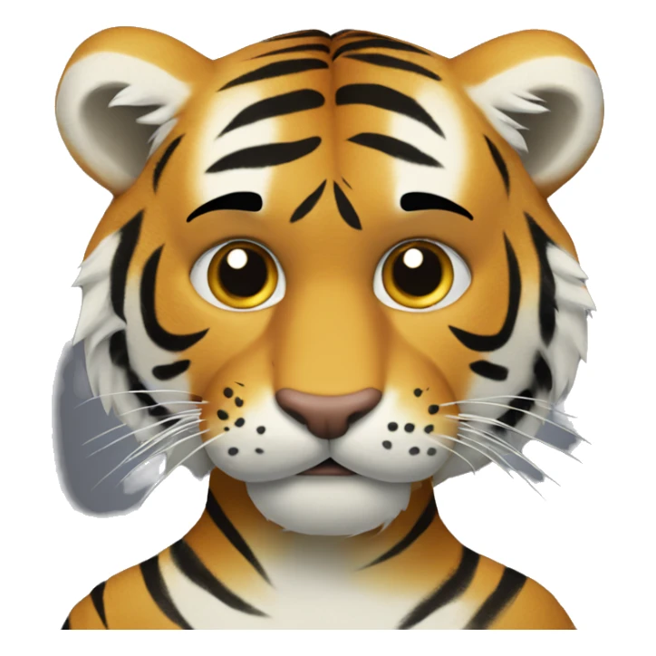 Tiger holding sign that says “STTDB” sticker