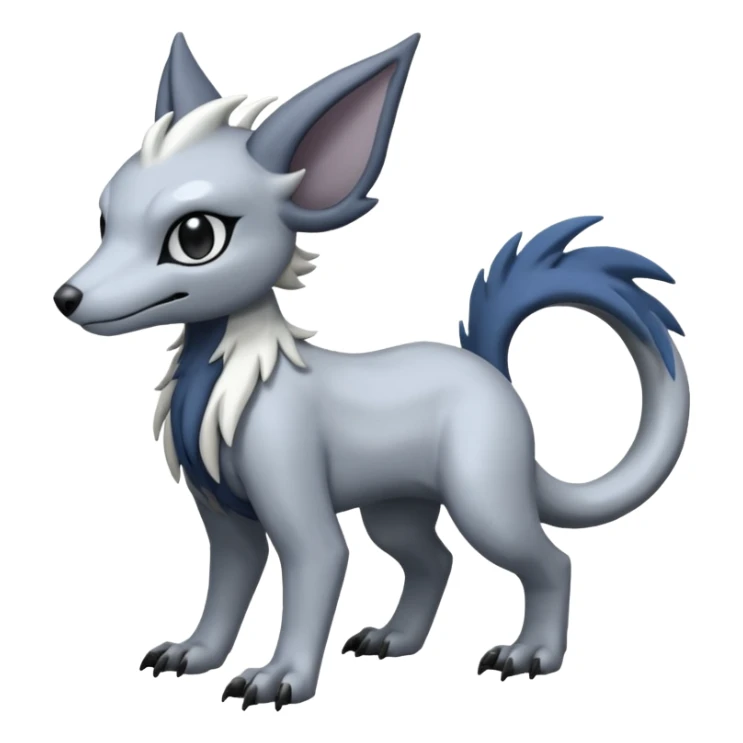 Eldritch Spooky Scary Linoone-Absol-Trico-Hybrid (Full body) sticker