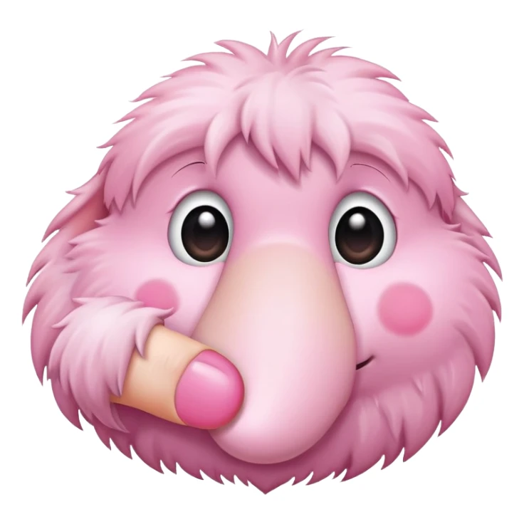 cute animal nose boop sticker