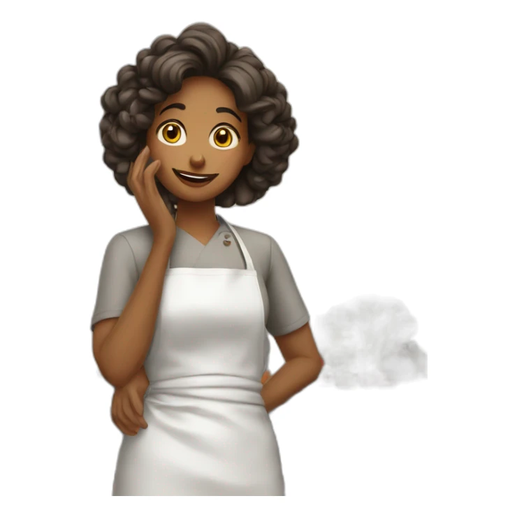 Femme qui fais la cuisine sticker