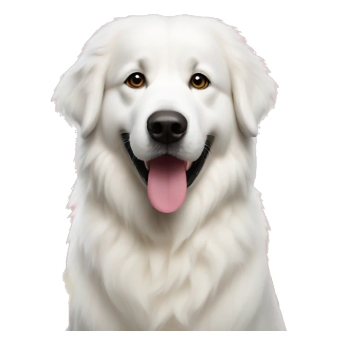 Great Pyrenees dog BIRTHDAY PARTY sticker