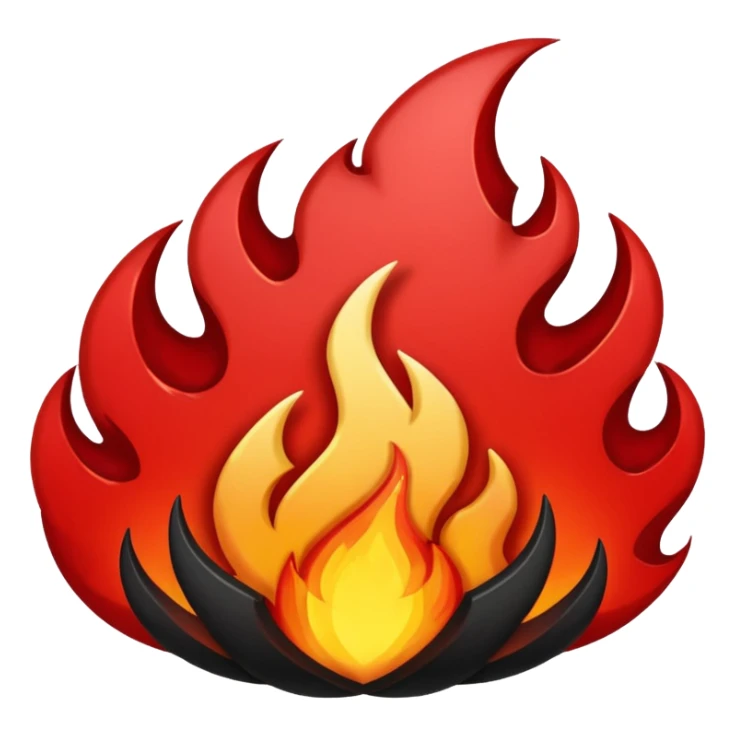 Make emojis for a server called crimson fire dominion on discord sticker
