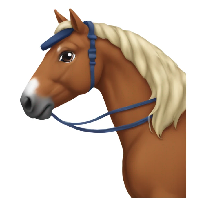 Broncos fan as a horse sticker