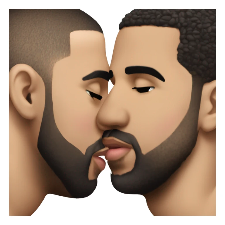drake kissing drake kissing drake kissing drake sticker