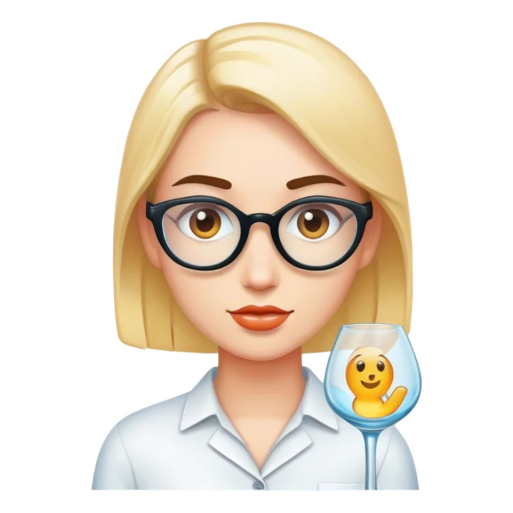 Social media manager with unique glass sticker