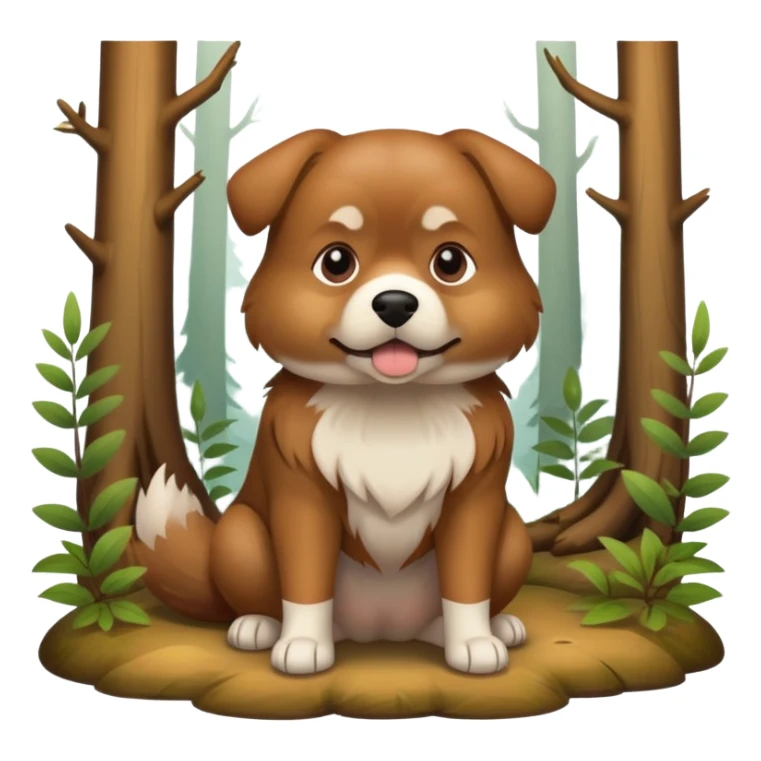 My dog took a dump in the woods sticker