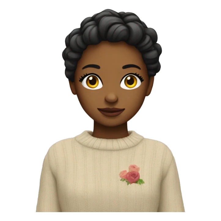 downtown girl sweater sticker