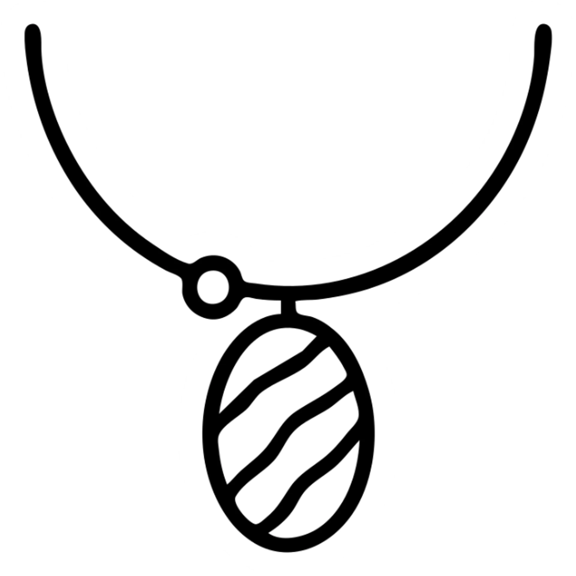 minimalist gold necklace featuring a deep blue stone with white and gray marbling, asymmetrical design, small metallic bead sticker