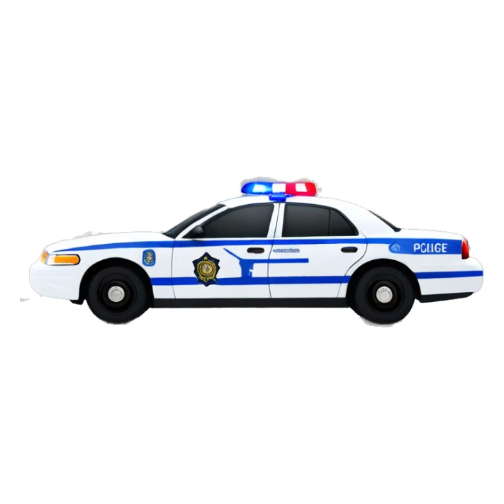 toronto police car with cn tower sticker