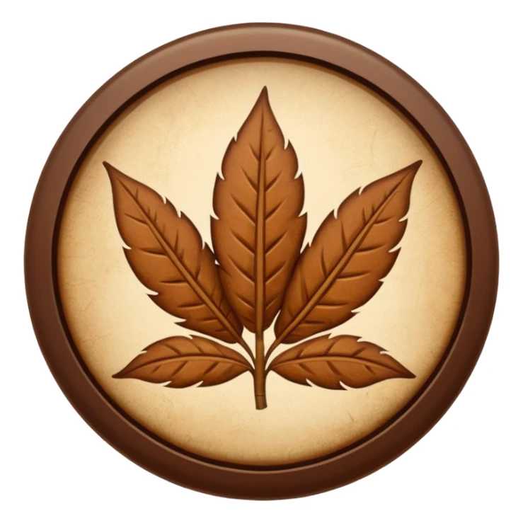  Badge of tobacco sticker