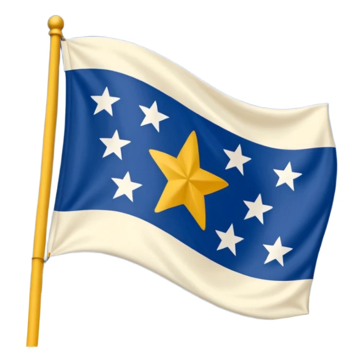 Crie um emoji da imagem anexada da bandeira do Pará sticker