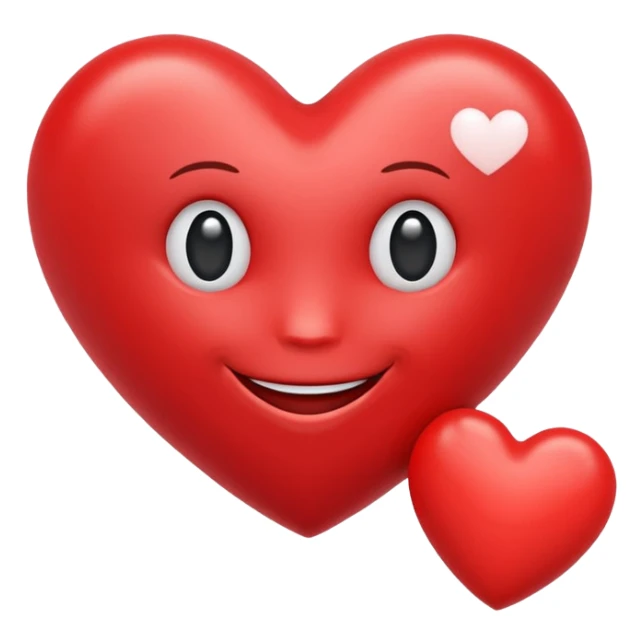 Smiling heart with “I love my QSI Family sticker