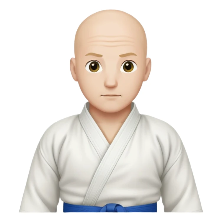 Judo men no hair french  sticker