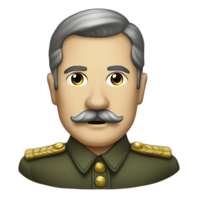 german dictator wwii small mustache sticker