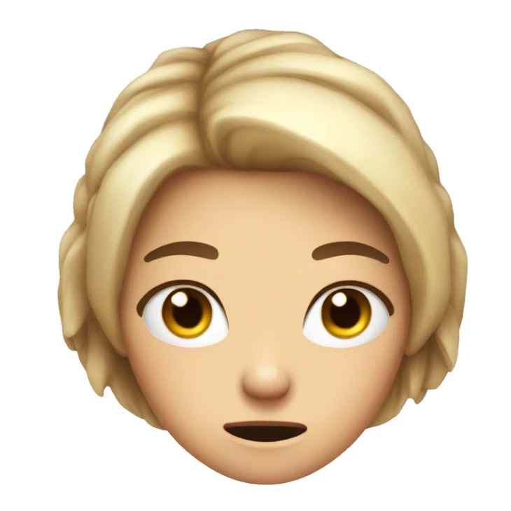 Tipping hand emoji girl anger sticker
