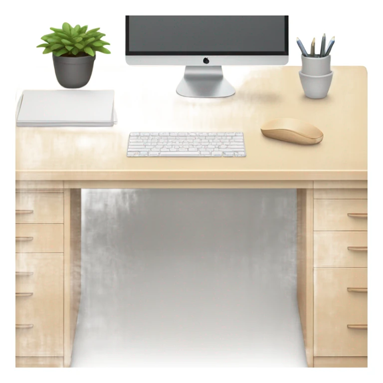 minimalist-clean-work-desk-with-white-wood-colorway-front-view sticker