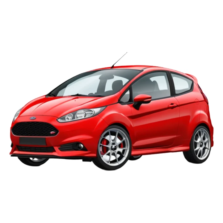 Ford fiesta mk6 st150 red sticker