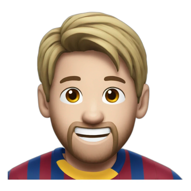 Messi happy  sticker