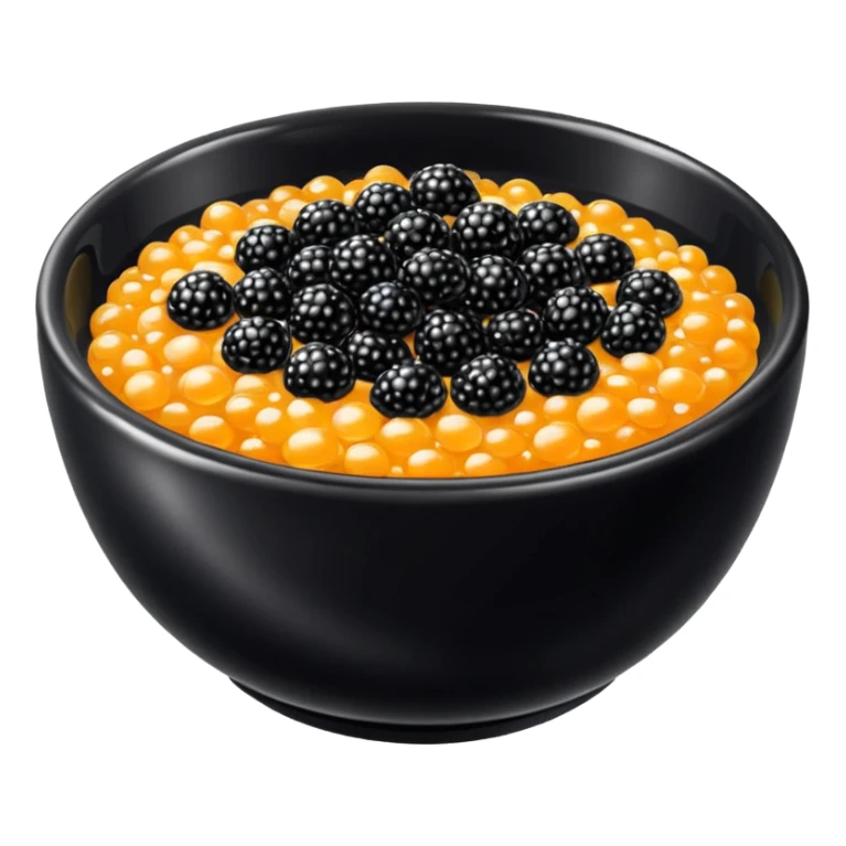 Caviar en un cuenco  sticker