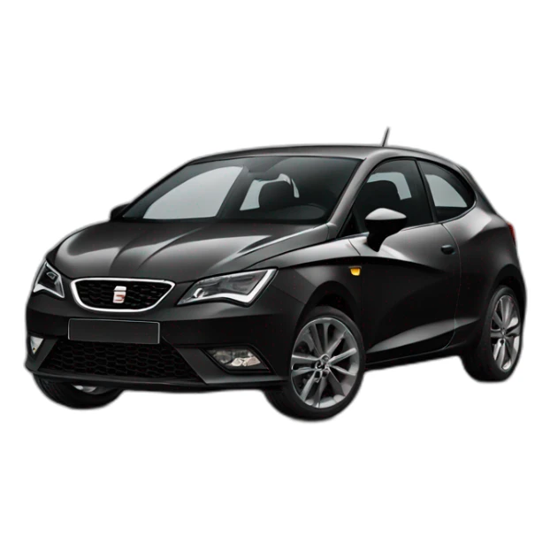 Seat Ibiza qui fume noir sticker
