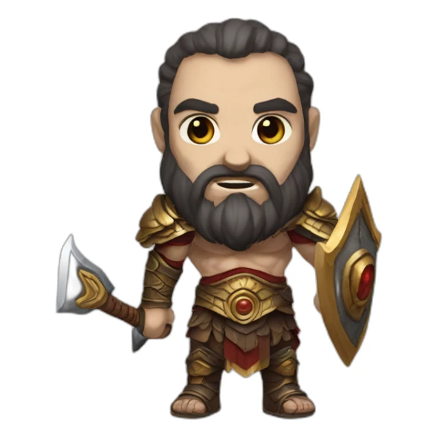 cratos God of war sticker