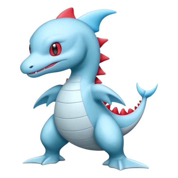 White Colorless Cold Salamence-Sprigatito (full body) sticker